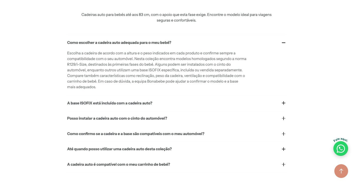 Perguntas frequentes da coleção